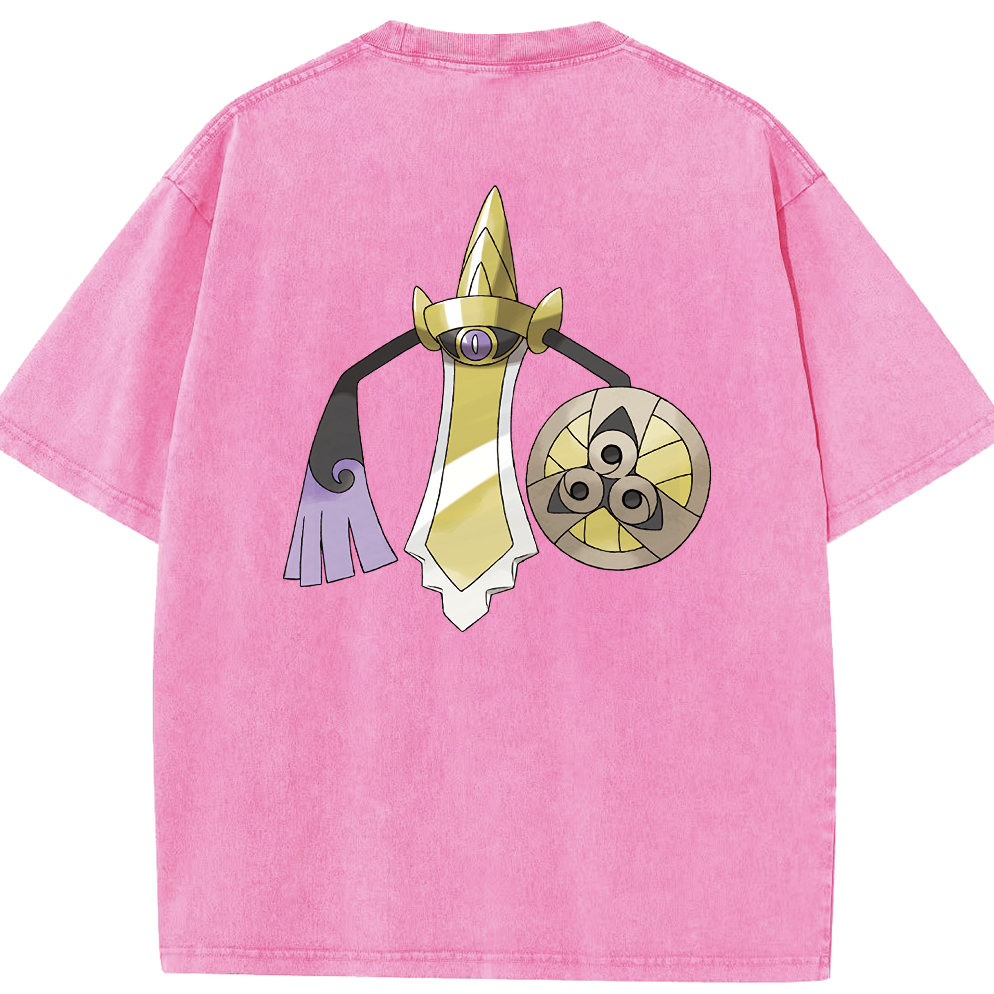 （画像用） ポケットモンスター Pokémon 綿100% ヴィンテージ風 半袖Tシャツ（背面プリント）